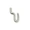 Azar Displays Metal J Hook for Slatwall & Pegboard, PK20 700022 - alternate 1